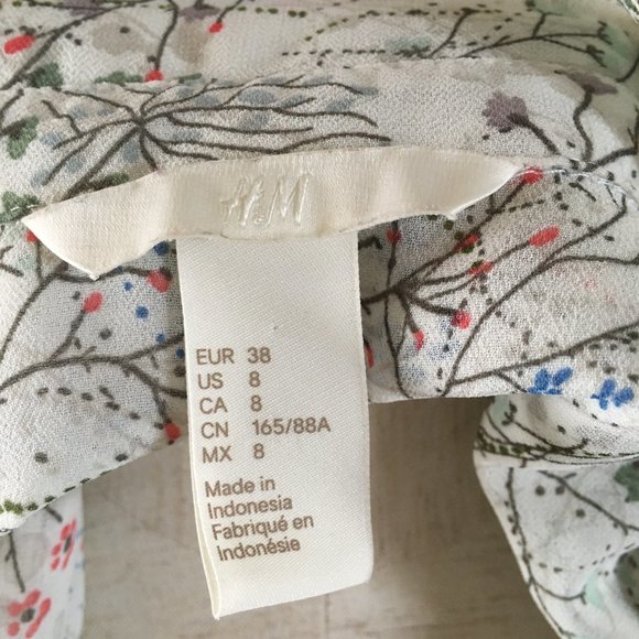 H&M Sheer Floral Blouse - Picture 5 of 7